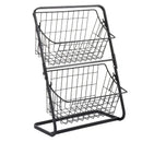 Prateleira Dupla Organizadora de Frutas e mantimentos